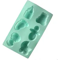 Go Go Gadget - Siliconen Bakvormen voor Baby Shower - 6 Stuks - Taartvorm/Tulband/Cakevorm