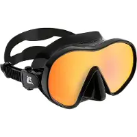 Cressi Spa F Dual Ultravision Diving Mask Zwart