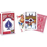 Bicycle - Rider Back Speelkaarten Dutch Faces (Rood)