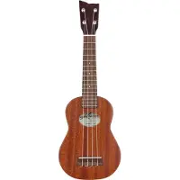 Kremona Ukulele Series Mari Soprano ukelele met KNA UK-1 pickup en koffer