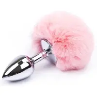 Go Go Gadget - Bunny Tail - ButtPlug - Fluffy Konijnenstaart - Sex Speeltjes - Licht Roze