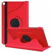 Ntech Hoesje Geschikt Voor Samsung Galaxy Tab A 10.1 hoes Rood - Galaxy Tab A 2019 hoes draaibare cover Hoesje voor de Hoesje Geschikt Voor Samsung Galaxy Tablet A 10.1