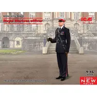 ICM Modelbouwpakket Militaire voertuigen - 16012 British Marine Figure Plastic - 1:16 - Modelbouw