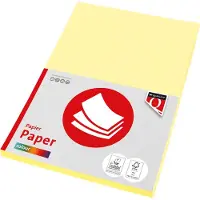 Quantore - Kopieerpapier A4 120gr kanariegeel 100vel | Pak a 100 vel | 10 stuks