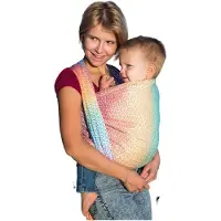 Luna Dream draagdoek Sling Little Hearts Rainbow katoen