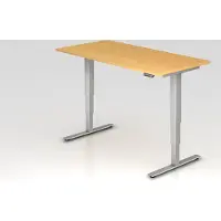 Hjh OFFICE PRO XDSM 16 S - Beuken 160 x 80 Tafelhoogte I Elektrisch in hoogte verstelbaar