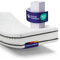 Mister sandman - Comfort matras 90x200 - Comfortabel koudschuim - Anti-allergisch - 7 zones matras - Matras zacht - Matras eenpersoons 90x200 - Hoegte ca.13 cm