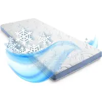 Sleezzze Kaltschuim toplaag CloudComfort Cool, 90 x 200 cm, hoogte 7 cm, stevigheid H2/H3, 7-zone toplaag met zomer- en winterkant