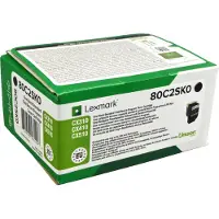 Lexmark Toner 80C2SK0 (802SK) Zwart