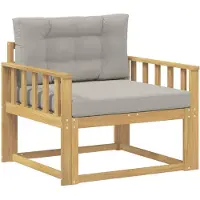 vidaXL Buiten Midden Sofa Polyester Wit