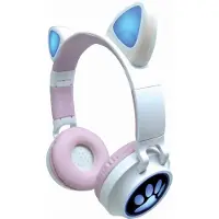 Lexibook Cat’s ears shape wireless oplaadbaar headphones met verlichting