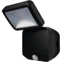 Osram HOMELIGHTING Battery LED Spotlight Sensor 4W 4000K IP54 Black 4099854497490 Buitenschijnwerper 4 W Lichtkleur (naam): Neutraalwit