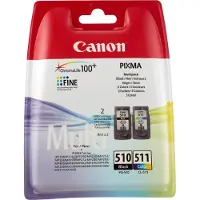 Canon PG-510 / CL-511 Inktcartridge Zwart + 3 kleuren Multipack
