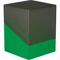 Ultimate Guard Boulder Synergy 100+, Deck Case voor 100 Dubbel-Gesleeve TCG Kaarten, Zwart/Groen