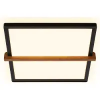 Briloner LED-plafondlamp Remsa, zwart, Woon-/ Eetkamer, Kunststof, LED plafondlamp