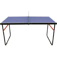 Mini-pingpongtafel met batjes, ballen en net - L137 x D76 x H67 cm - DENIS