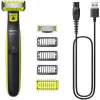 Philips OneBlade QP2824/10 - Hybride Trimmer - Gezicht & Lichaam - Met 2 mesjes - 5-in-1 kam