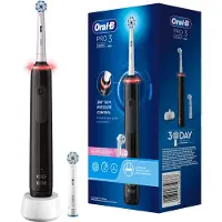 Oral-B PRO 3 3000 Black Sensitive Clean + 1 extra opzetborstel