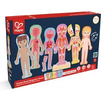 Hape Magnetisch Puzzel Menselijk Lichaam – 69-delig educatief puzzelset voor kinderen van 3-6 jaar