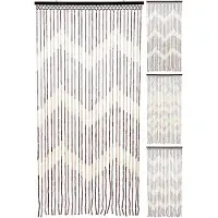 Sans marque Gordijn H&S Collection Buitenkant Deur Bamboe 90 x 180 cm