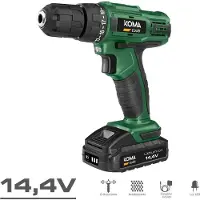 Koma Tools Elektrische Schroevendraaier 1500mah 14.4v