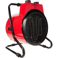 Perel Ventilatorkachel TC78074NN - Elektrische kachel 3000W 2 warmtestanden - IP24 oververhittings- en kantelbeveiliging