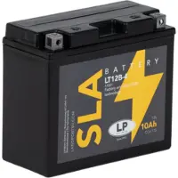 Landport AGM-accu, 12V, 10Ah, geschikt als startaccu voor motorfietsen, model MS LT12B-4