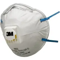 3M 8822 Fijnstofmasker met ventiel FFP2 10 stuk(s) EN 149:2001 DIN 149:2001