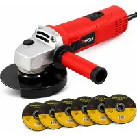 VERTEX VSK12501 - Haakse Slijper - 125mm - 900W - Ergonomische Handgreep