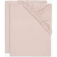 Jollein - Hoeslaken Jersey 40/50x80/90cm - Wieg, Ledikant, Babybed - Wild Rose - 2 Stuks