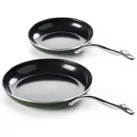 Dagelijkse Kost Pannenset Door Jeroen Meus Met Keramische Antikleeflaag 20 cm & 28 cm (2-delig)