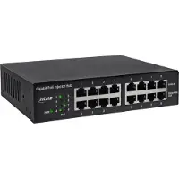 InLine PoE+ Gigabit netwerkinjector hub 8 poorten (8x PoE+), 1Gb/s, 19" 1U