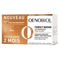 Oenobiol Perfect Bronze Zelfbruinende Heldere Huid 2 x 30 Capsules Pak
