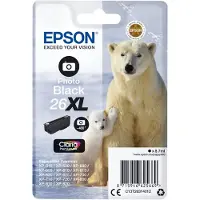 Epson 26XL (C13T26314012) Inktcartridge Foto-zwart Hoge capaciteit