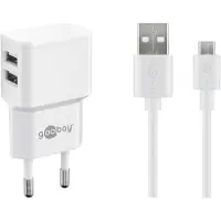 Goobay Dual Micro USB Charger Set (18 W)