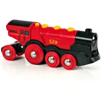 BRIO Mighty Red Action Locomotive (33592) Rood Kinderen