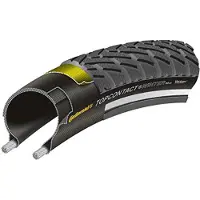 Continental TopContact Win Pre II, 28 inch, racefietsband, tubeless band, vouwbare bandrand, winterband, zwart