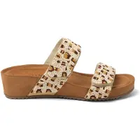 Lazamani Slippers Dames Wit Leer Maat 40