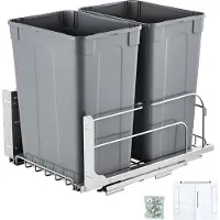 Vevor Uittrekbare afvalbak (35 qt x2)