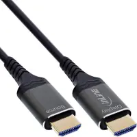 InLine HDMI AOC-kabel, Ultra High Speed HDMI-kabel, 8K, aluminium, 50m