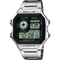 Casio Digitaal horloge zwart / zilver