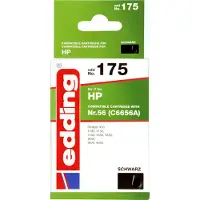 Edding Inktcartridge vervangt HP 56, C6656A Compatibel Zwart EDD-175 18-175