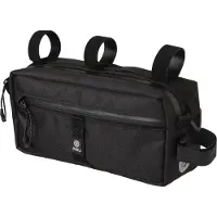 Agu Bikepacking Bar Bag Stuurtas Venture - Zwart - 2 L - Waterafstotend, Reflecterend, Eenvoudige Montage, 100% Gerecycled Polyester