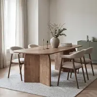 Giga Meubel Eettafel Dalarna Walnoot Deens Ovaal 280cm
