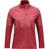 Peak Performance - Dames fleeces - W Freelight Alpha Half Zip Wild Rouge voor Dames - Maat XS - Rood