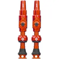 Muc Off Big Bore Lite - Tubeless Ventiel - 35mm - Orange - Kernloos - Straight Through Ontwerp - Presta