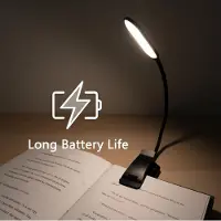 INF Boeklamp met 3 lichtkleuren en dimmer / Oplaadbare leeslamp