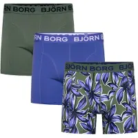 Björn Borg Cotton Stretch Boxers 3-pack Blauw | Maat: XXL