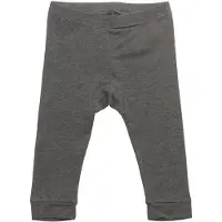Minymo Leggings - Bamboe - Antraciet Grijs - - 62 - Leggings