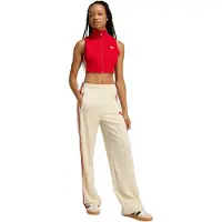 Adidas Broek 'Firebird' donkerrood / wolwit